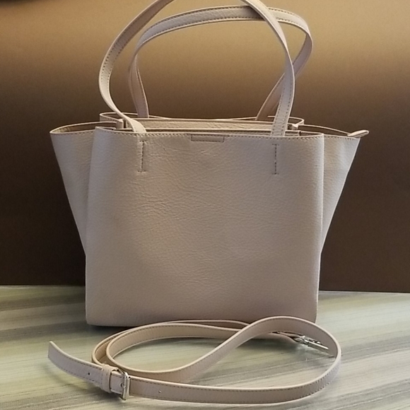 Pink Soft Leather Handbag - Picture 1 of 4